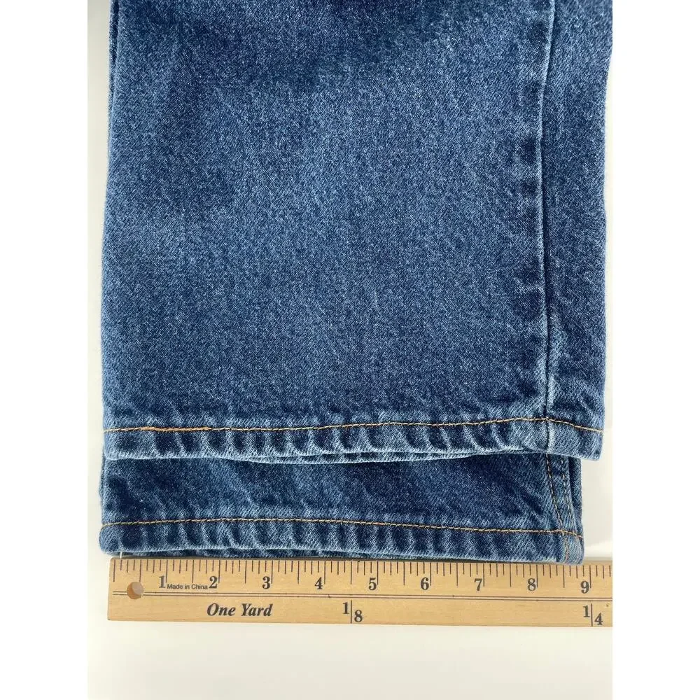 VNTG (10/00) Levi’s 517 Jeans Men’s 36x29 Boot Cut Dark Wash Made In USA Y2K